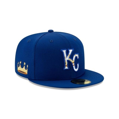 Kansas City Royals Gorra | New Era MLB Batting Practice 59fifty Fitted Cap Mexico - Azules